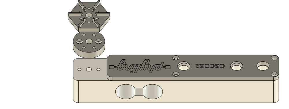 Uniaxial force sensor and its mounting stud